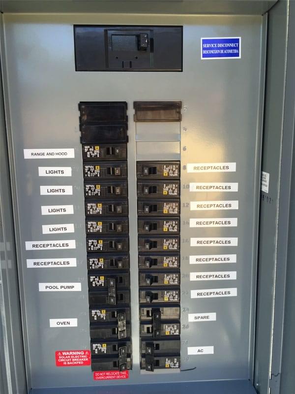 $129 Circuit-Breaker Panel Labeling and Home Electrical Inspection